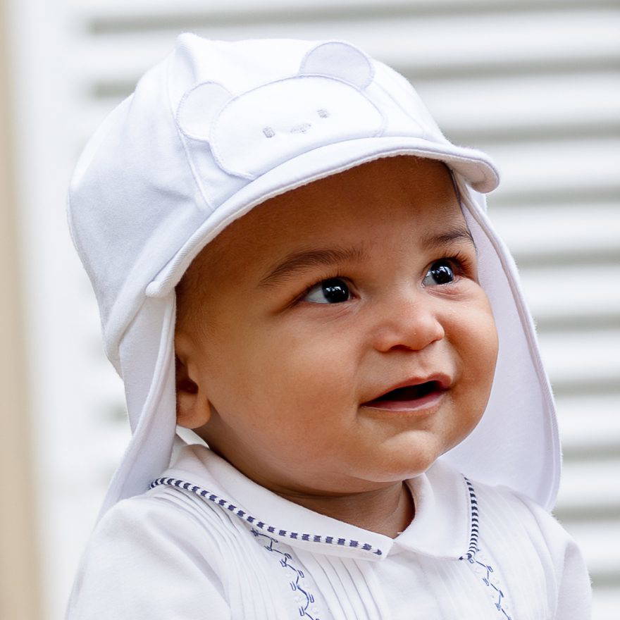Emile et rose,new season,baby boy,lee,teddy,sun cap,4793WH