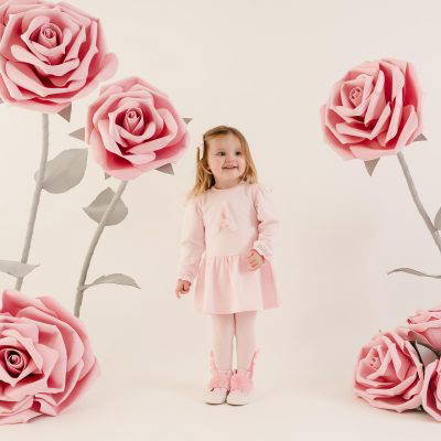 Little A Dream fur initial dress 6311