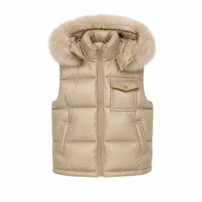 Wee Me champagne gilet