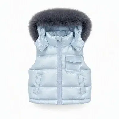 Wee Me blue gilet