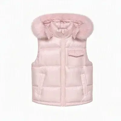 Wee Me pink gilet