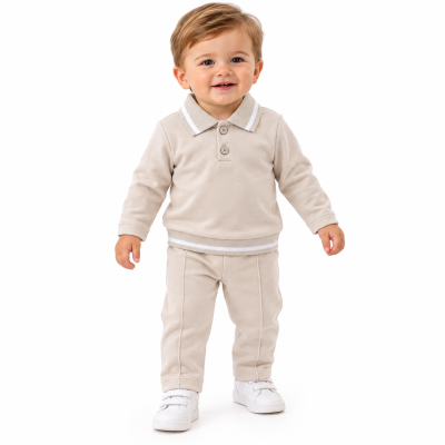 Visara grey polo set