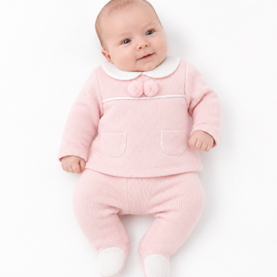 Kleo kids pink pompom set
