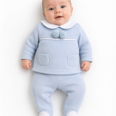 Kleo kids blue pompom set